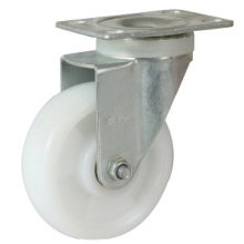 White PP Light Duty Casters Gravity Caster