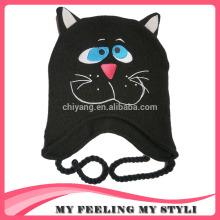 The cute knitting patterns for baby hats with animal shape