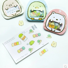 24pack/lot Cute Sumikko Gurashi Diary Label Stickers Pack Decorative Mobile Stickers Scrapbooking DIY Stickers Escolar Papelaria