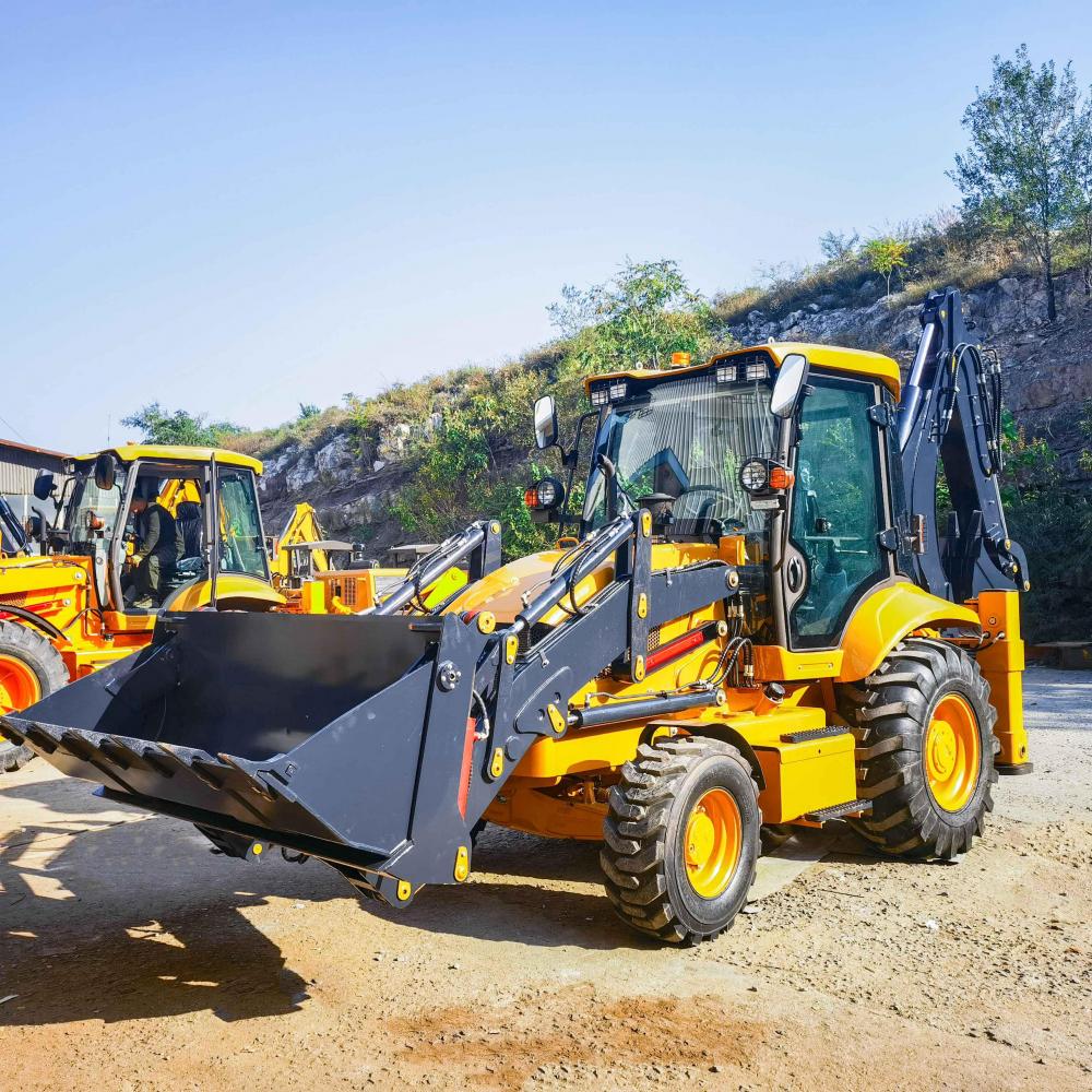 The cheapest mini backhoe wheel excavator loader