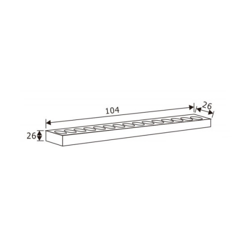 LEDER High Voltage Waterproof 24W LED Wall Washer