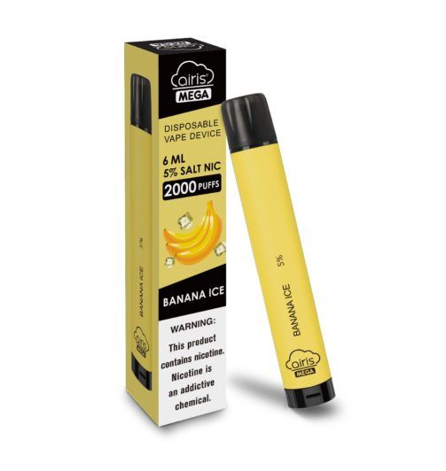 Airis Mega Disposable 6ml banana ice Airis Mega Disposable 6ml banana ice