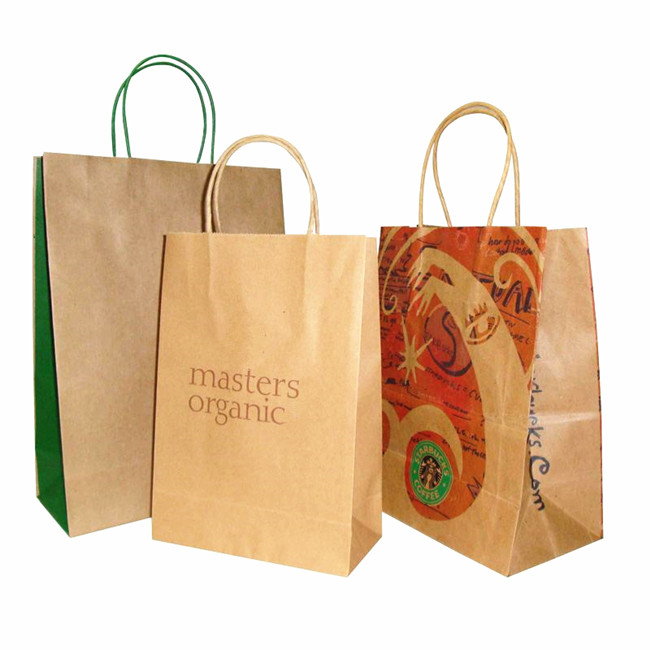 brown bag twisted handle bags