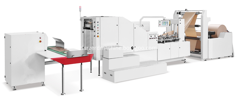 машина для производства бумажных пакетов paper bag making machine