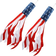 American Windsock with Stars and Stripes: Outdoor Garden Decoration