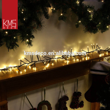 Steady-on Bright outdoor christmas lighting strings for holiday use