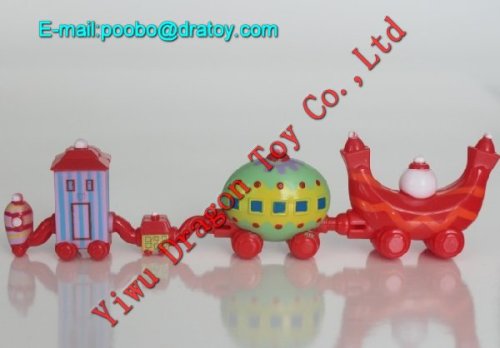 baby pvc funny train toy