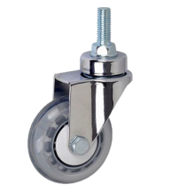 Transparent Silent Trolley Wheels