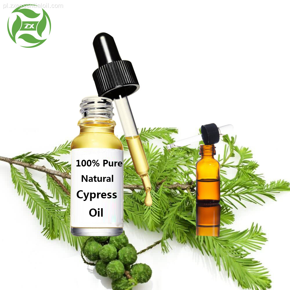 100% czysty naturalny organiczny olej cyprysowy