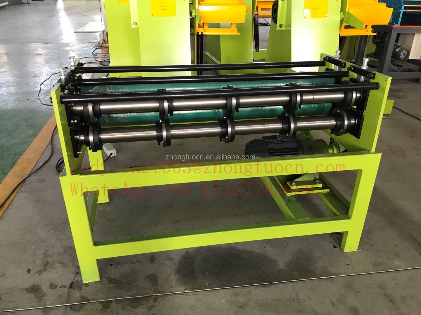 Color steel GI PPGI simple slitting machine