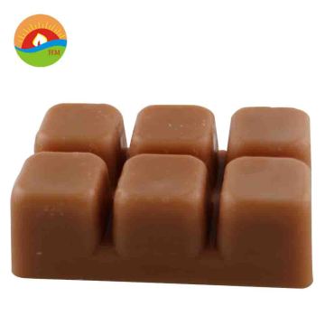 Wholesale Square Wax Tart Scented Wax Chocolate Candle