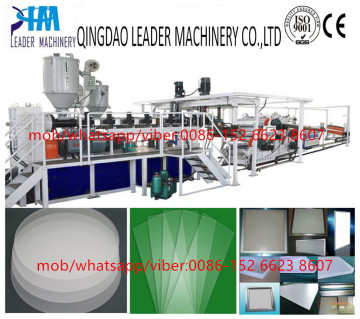PMMA light guide panel/sheet making machine