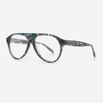 Aviator Oversize Acetate Women's Optical Frames 23A3080