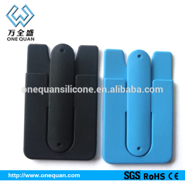 adhesive silicone card holder phone case