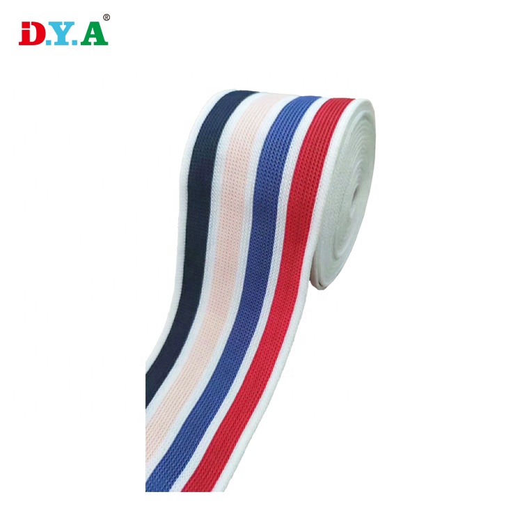 Customized knitted nylon webbing for garments