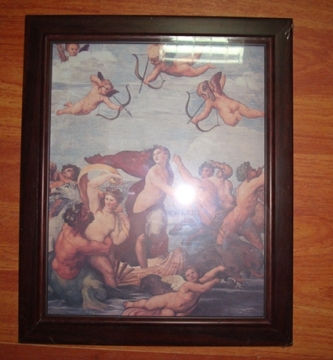 Framed oil paintings