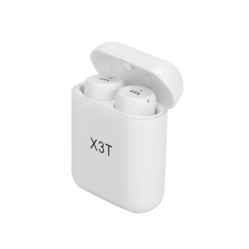 White Bluetooth Earphone X3T