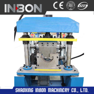 Half round gutter machine