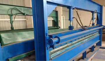 hydraulic automatic colored steel 6m plate bending/shearing machine