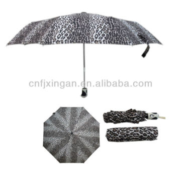 leopard print umbrella