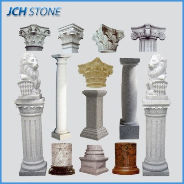 Hand craft work various modern design natural stone column