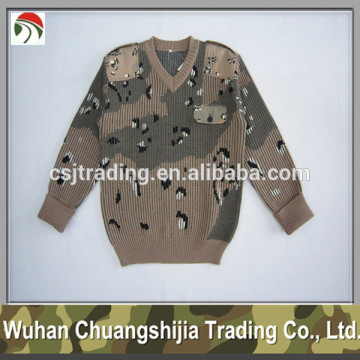 desert camouflage military pullover