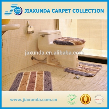 Waterproof 3 piece bath mat sets