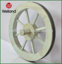Wooden Wagon Wheels with Hub Axle