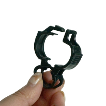 Hot Selling Metal Plant Holder Pipe Support - Black Garden Clips