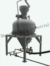 pneumatic pressurized powder load cell weigher