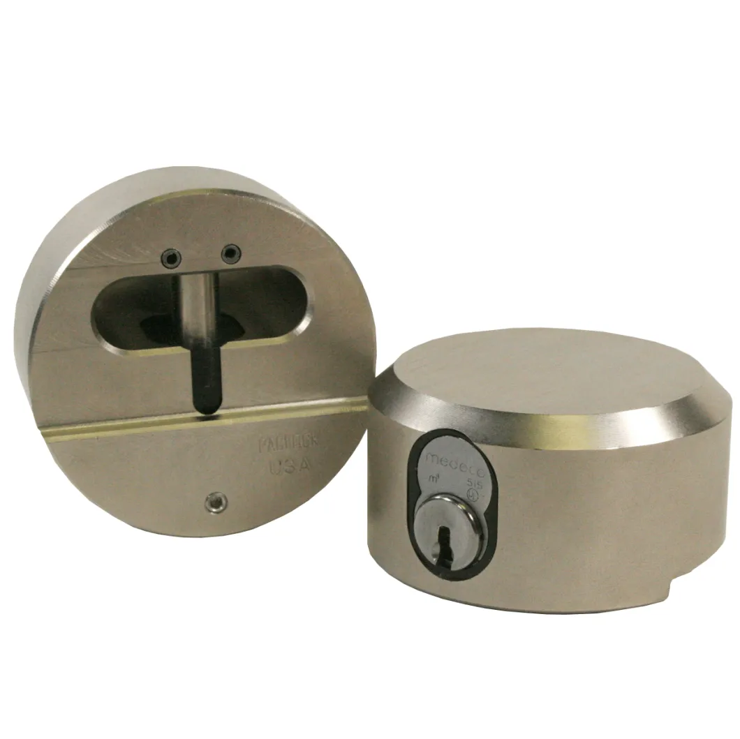 CNC Milling Stepped Back Hardened Steel Hidden Shackle Padlock