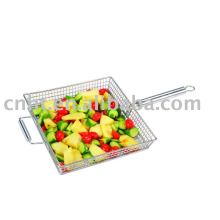 bbq gill with steel tube handle