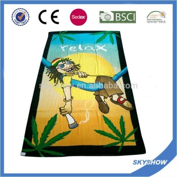 Full color printed beach towel