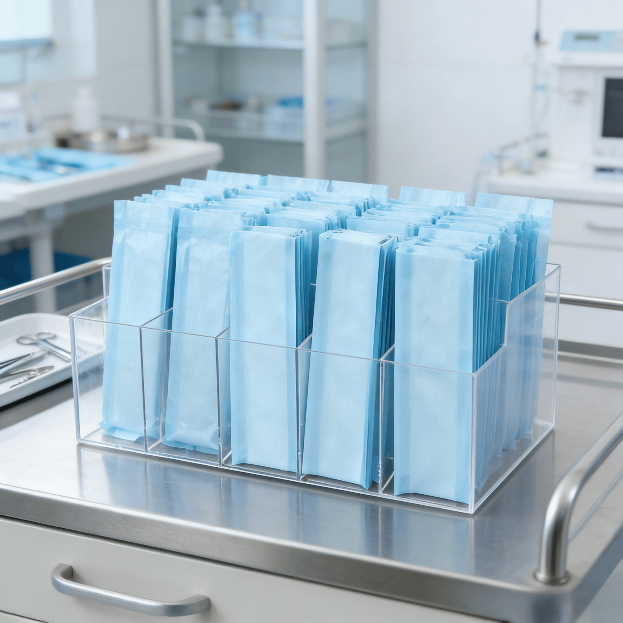 porta bolsa de esterilização sterilization pouch holder