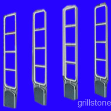 eas white em library security gate