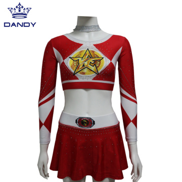 Uniforme da cheerleader da esibizione di ballo