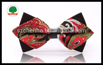 Fashion unique silk printed bowtie