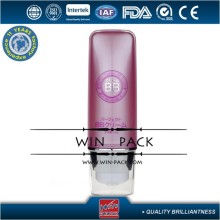pink BB cream airless tube,cosmetic cream airless tube,cc cream tube