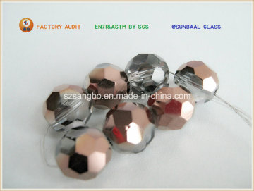 Plated Crystal Bead