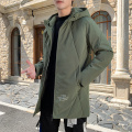 Men's windproof warm cotton-padded coat