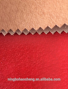 2016 Excellent Tear Strength Pig Grain PU Leather for Lining