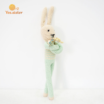 Bébé cadeaux Pâques lapin poupée au crochet jouet