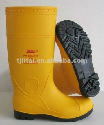 yellow tall boots