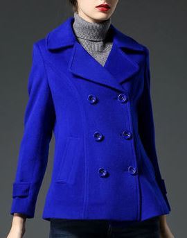 Women's Cashmere Pea Coat