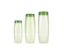 OVAL PLASTIC LOTION BOTTLE