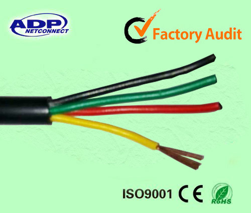 Alarm Cable Copper Conductor Black PVC Jacket