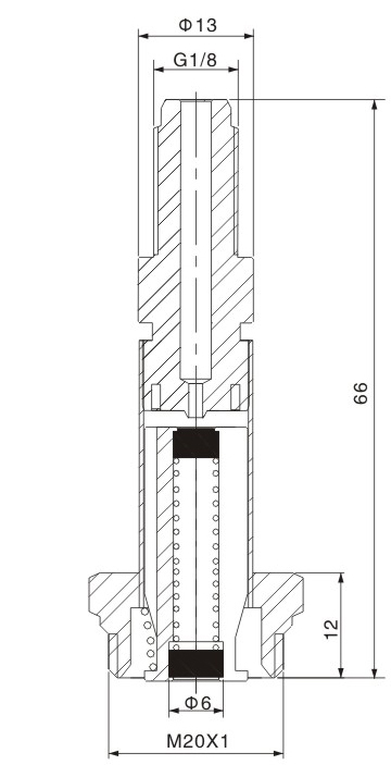 Dimension of BAPC313054054 Armature Assembly: