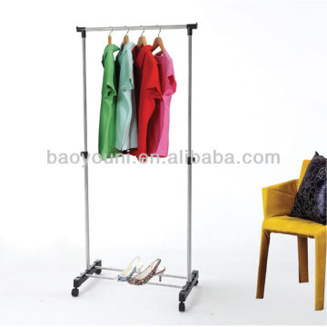 BAOYOUNI garment rail garment racks double rail garment hanging rails DQ-0057A