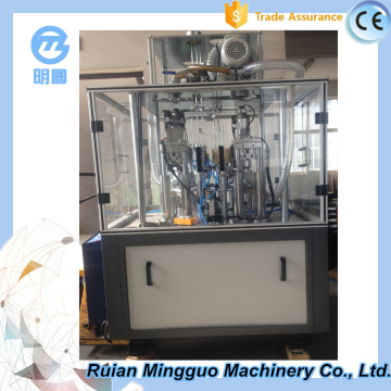 Ice cream paper cup mouth rim flatten machine