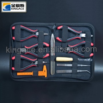 Customized 12pcs Chrome Plated Finished Carbon Steel Jewelry Tool Set